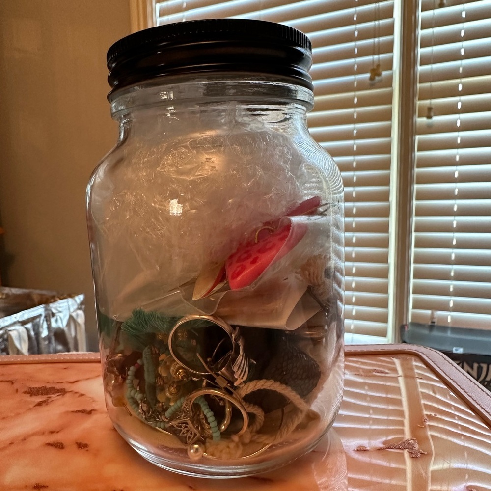 Mystery jewelry jar